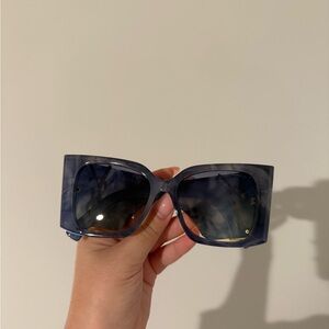 Yves Saint Laurent Marble Blue Sunglasses